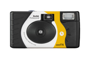 Analogowy jednorazowy aparat fotograficzny Kodak Professional Tri-X B&W 400. .