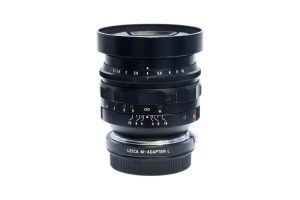 Voigtlander Nokton 50 f/1.1 + Leica M-Adapter L Black